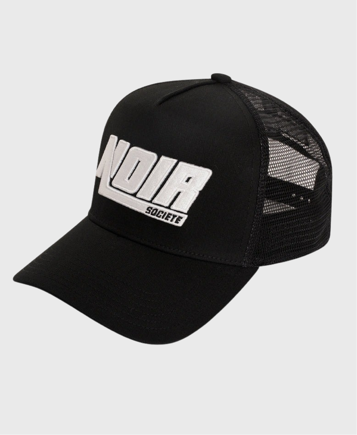 Societe Noir Sentier Mesh Trucker Hat Black/White