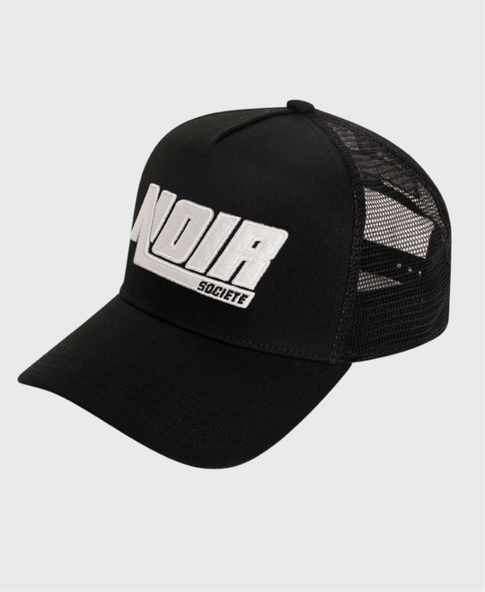 Societe Noir Sentier Mesh Trucker Hat Black/White