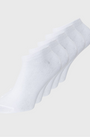 Jack & Jones Dongo 5 Pack Trainer Socks - White