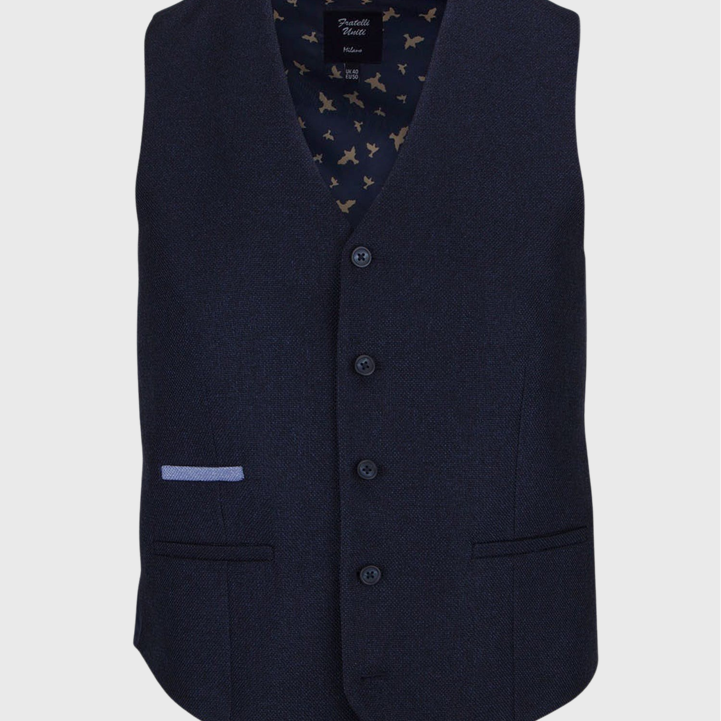 Fratelli Uniti Fwc1024 Waistcoat Navy