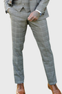 Marc Darcy Ray Trousers Tan Check