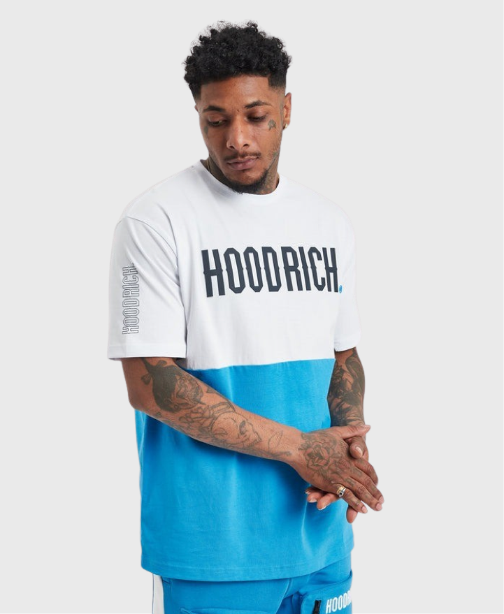 Hoodrich OG Stamp T-Shirt White/Malibu/Navy – Vault Menswear