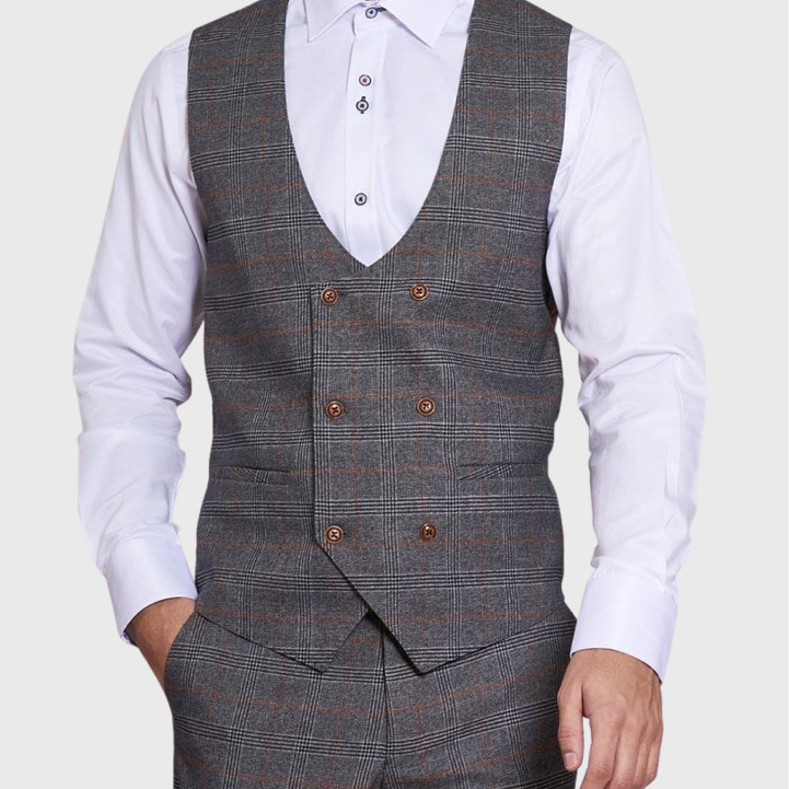 Marc Darcy Jenson Waistcoat Grey