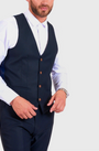 Marc Darcy Max Waistcoat Navy