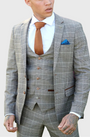 Marc Darcy Ray Blazer Tan Check