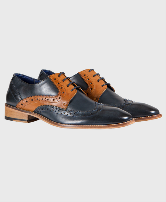 Marc Darcy Riley Shoe Navy Tan