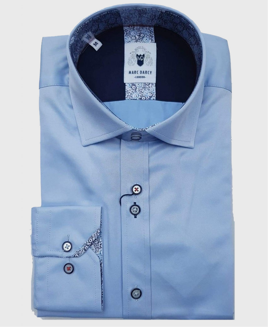 Marc Darcy Alfie Shirt Sky Blue