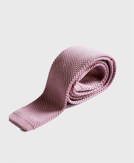 Marc Darcy Knitted Tie Blush