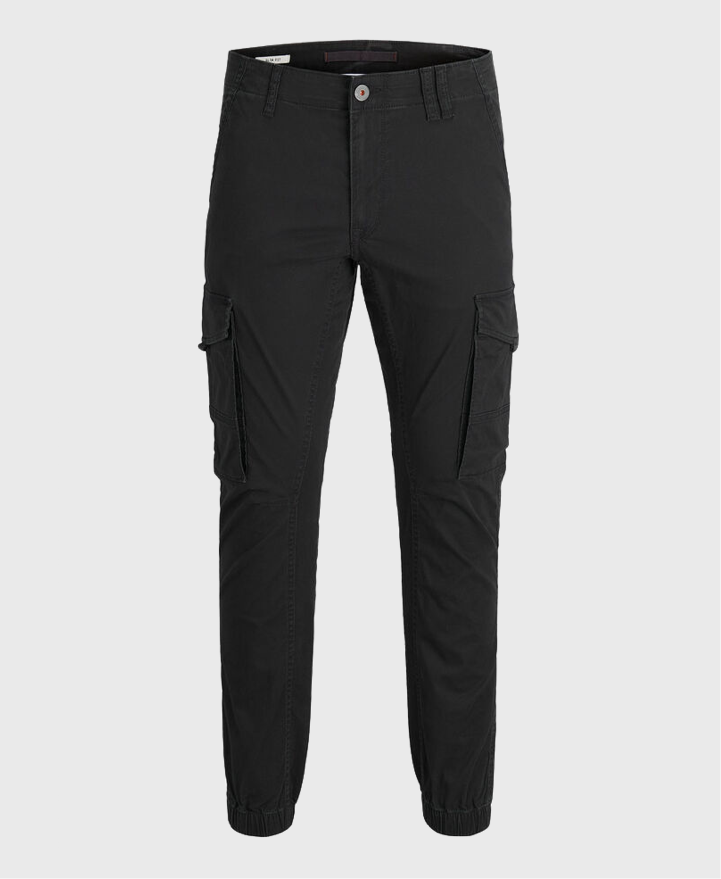 Jack & Jones Paul Flake Slim Fit Cargo Pants Black