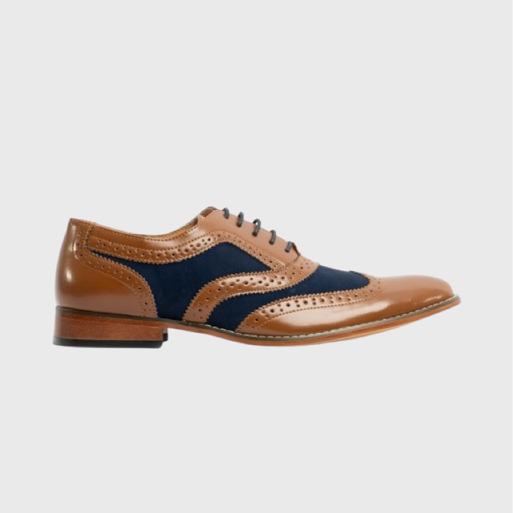Goor Shoes M968Bc Shoes Tan/Navy