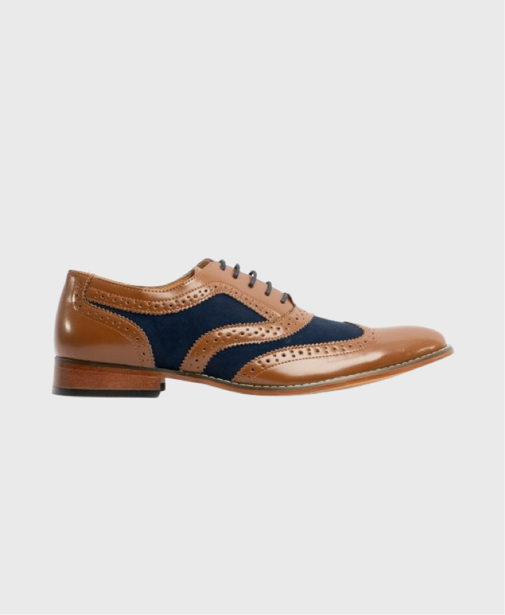 Goor Shoes M968Bc Shoes Tan/Navy