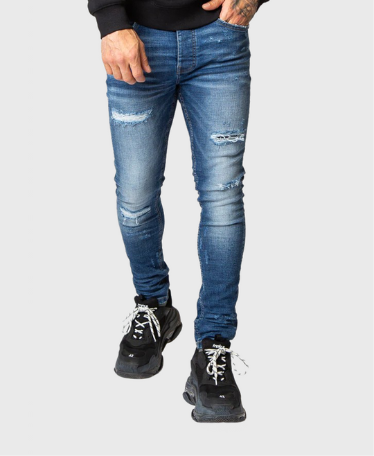 Valere Milano Tesoro Jeans Mid Blue