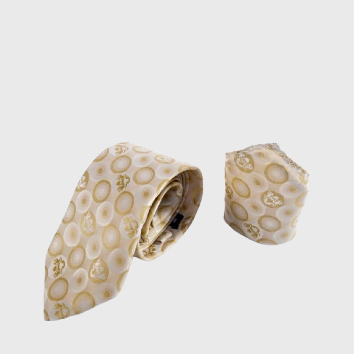 Marc Darcy Bubbles Tie Set Stone