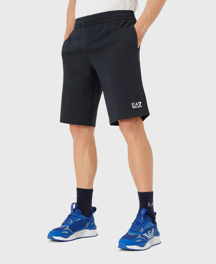 Ea7 fleece shorts sales