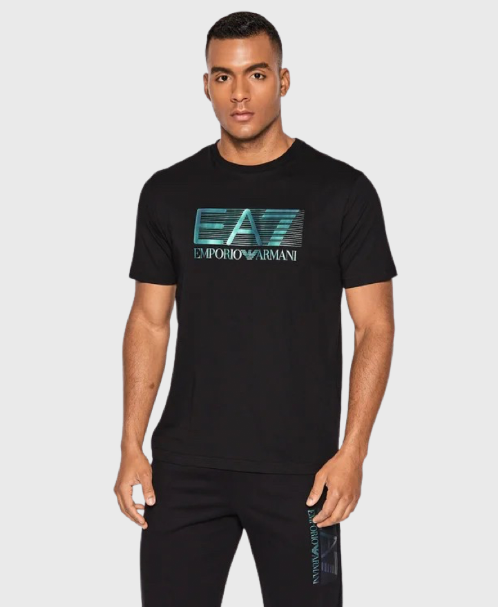 EA7 Emporio Armani 6Lpt81 Logo T-Shirt Black