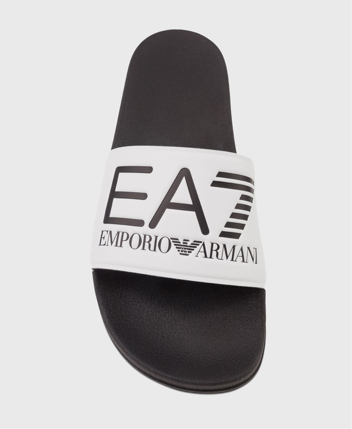 EA7 Emporio Armani Xcp001 Sliders Q737 White/Black