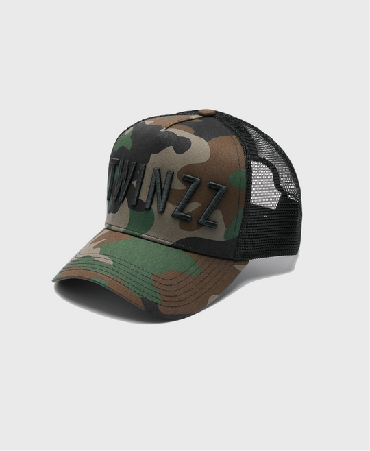 Twinzz Trucker Hat Camo/Black