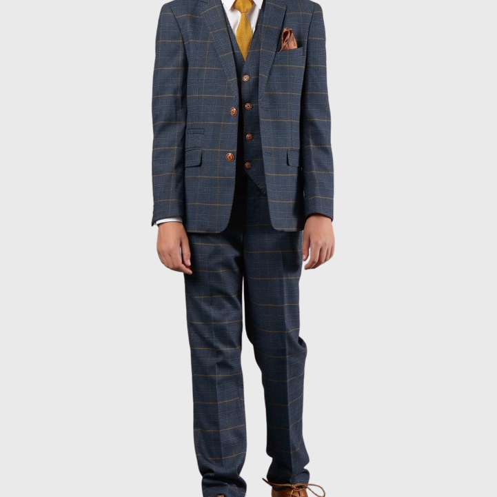 Marc Darcy Jenson 3-Piece Suit Marine (Age 9-14)