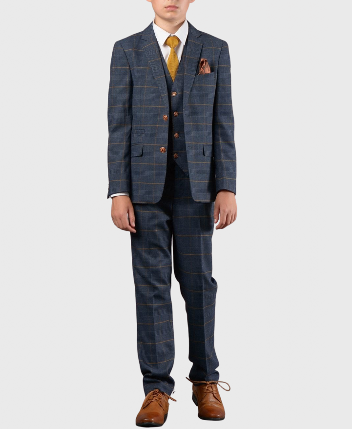 Marc Darcy Jenson 3-Piece Suit Marine (Age 9-14)
