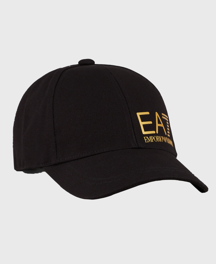 EA7 Emporio Armani Baseball Cap Black/Gold