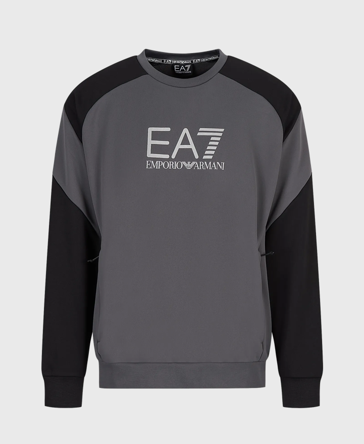 EA7 Emporio Armani 6LPM19 Sweatshirt 1977 Dark Grey