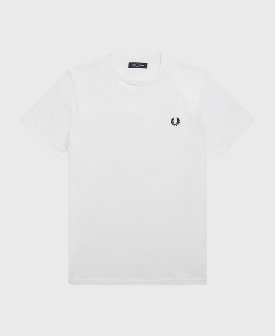 Fred Perry M3519 Ringer T-Shirt White
