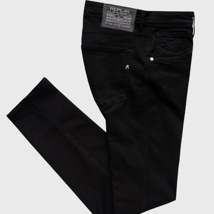 Replay M914Y Anbass 85B Jeans Jet Black