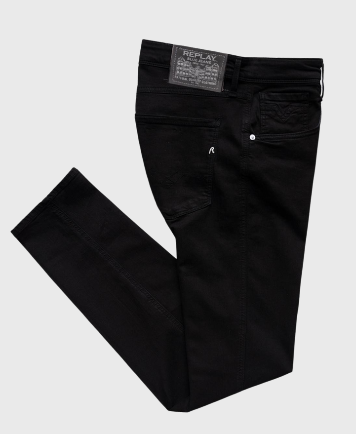 Replay M914Y Anbass 85B Jeans Jet Black