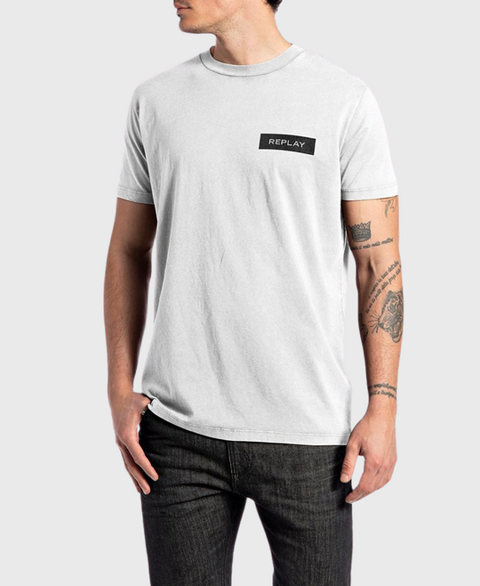 Replay M6283 Organic Cotton Crewneck T-Shirt White