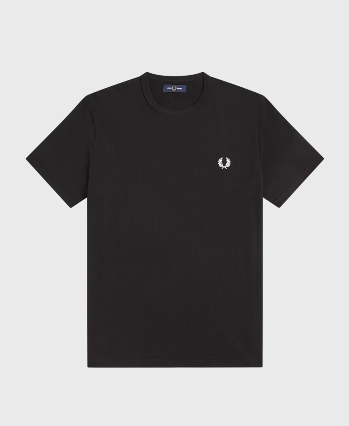 Fred Perry M3519 Ringer T-Shirt Black