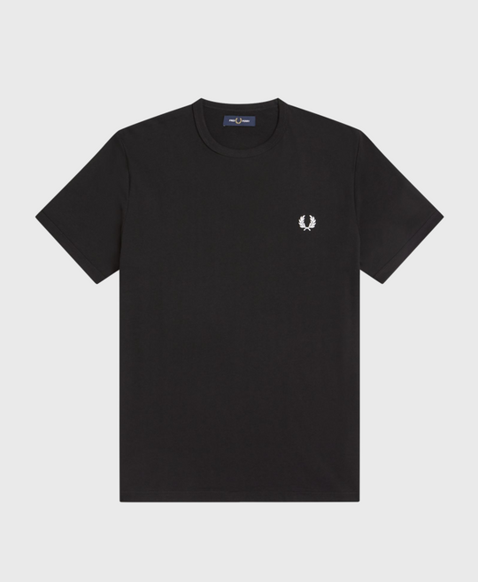 Fred Perry M3519 Ringer T-Shirt Black