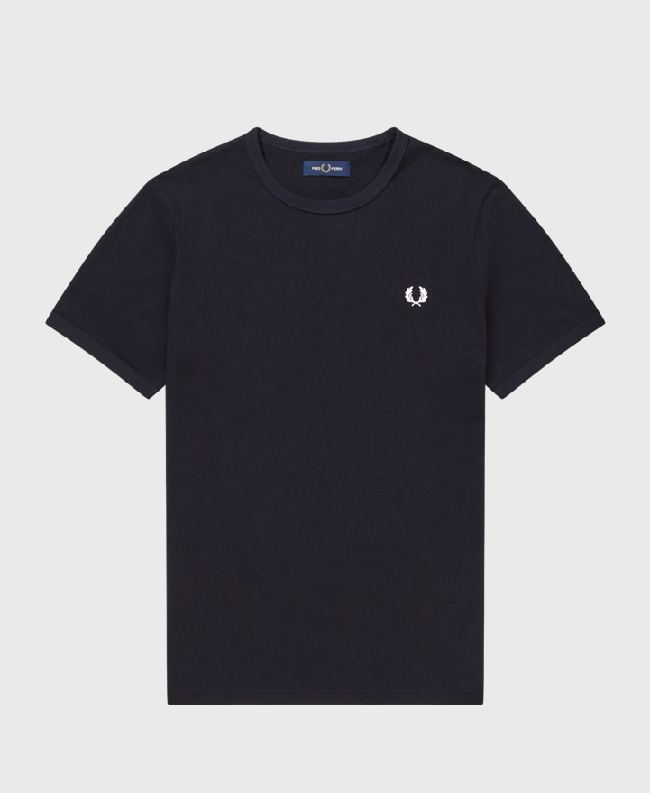 Fred Perry M3519 Ringer T-Shirt Navy
