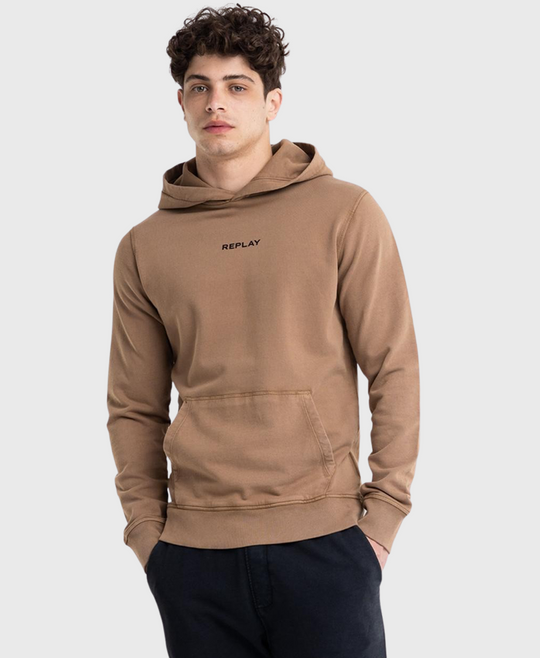 Replay M6277 Organic Cotton Hoodie Tan
