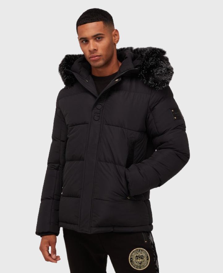 Glorious Gangsta Omarez Short Puffer Jacket Black – Vault Menswear