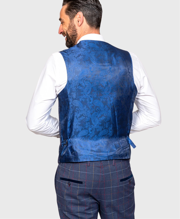 Marc Darcy Drake Waistcoat Navy