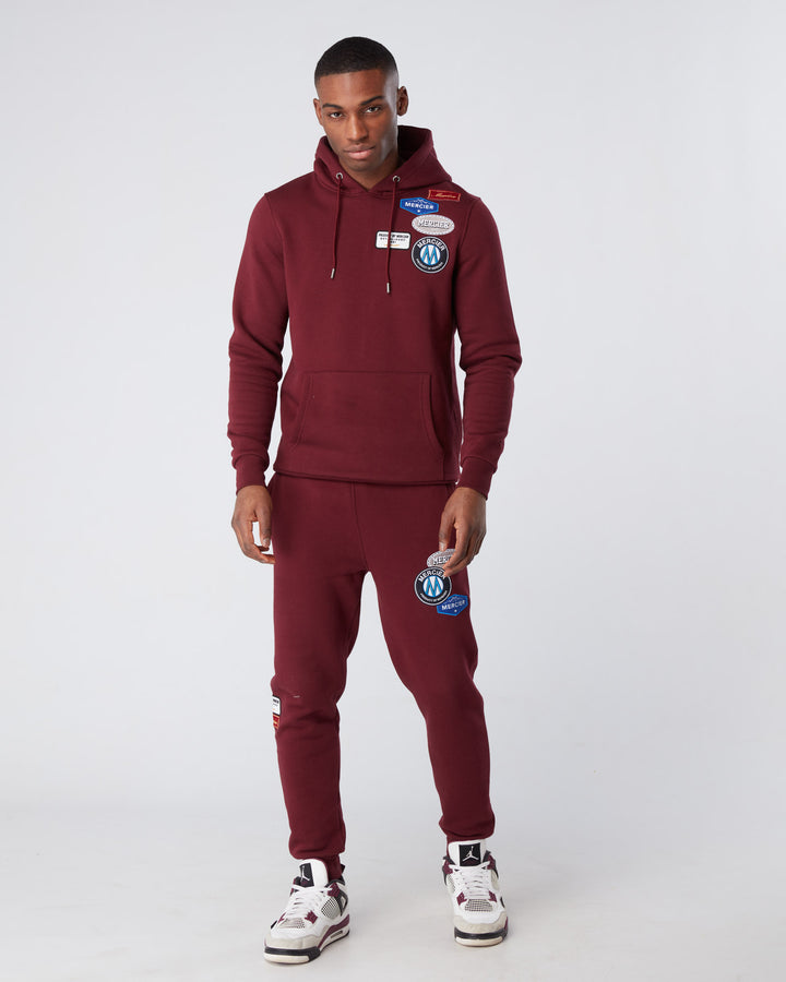 Mercier OG Badge Jogger Maroon – Vault Menswear