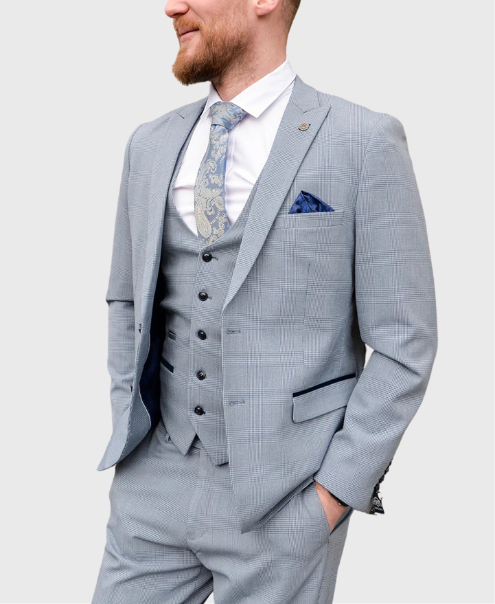 Marc Darcy Bromley Blazer Sky Blue