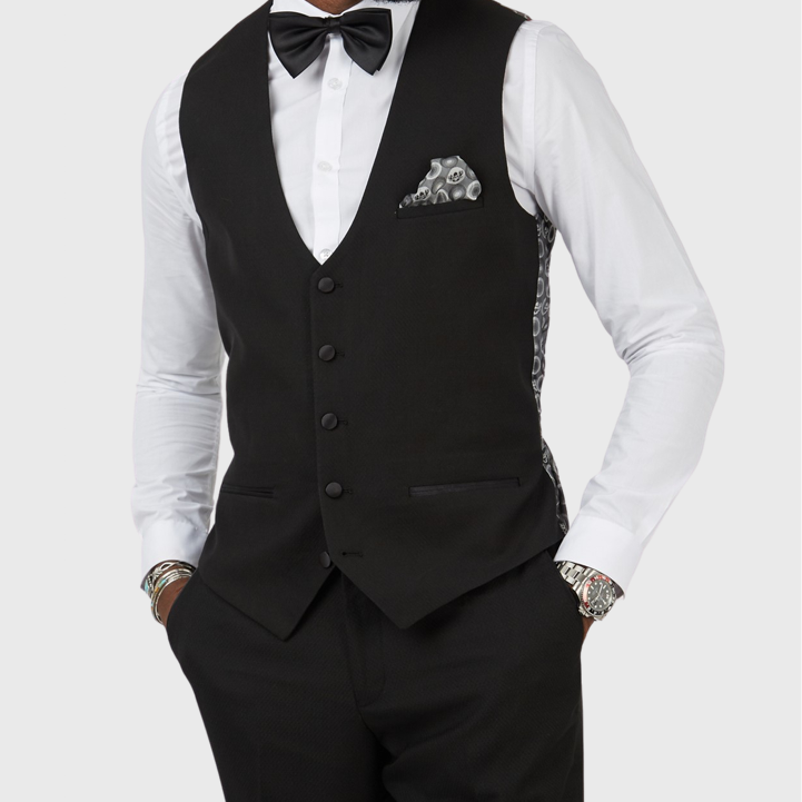 Marc Darcy Dalton Waistcoat Black