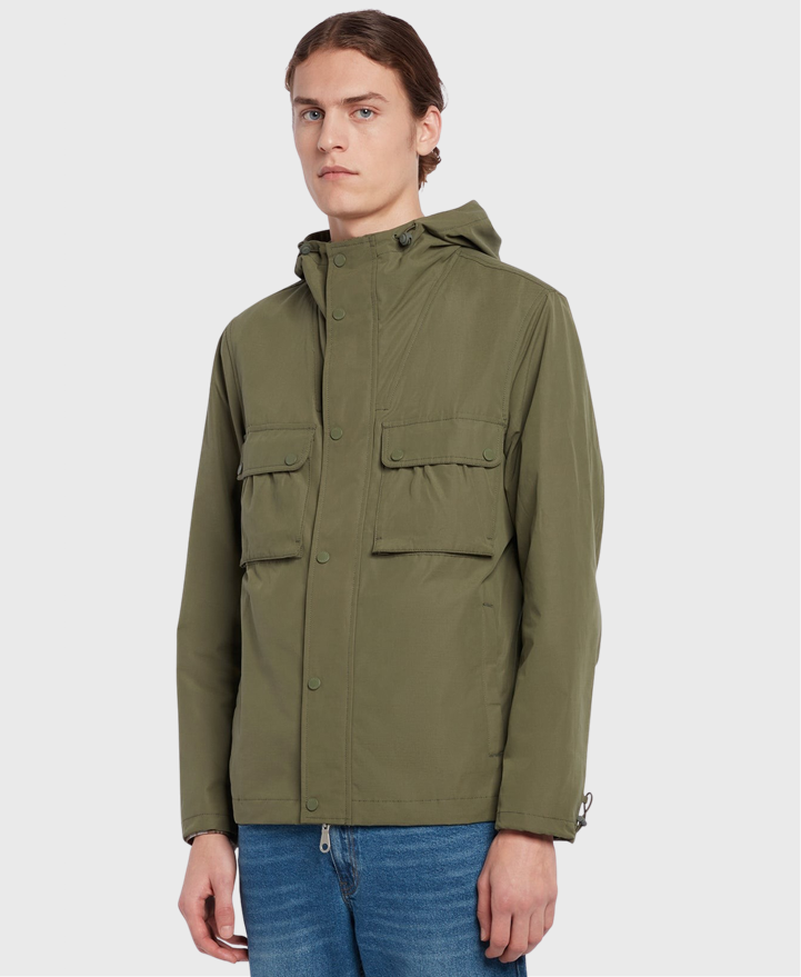 Farah Jay Parka Jacket Vintage Green