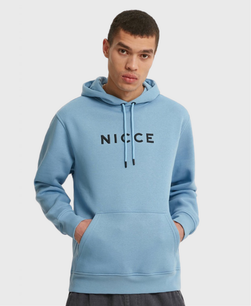 Nicce Compact Hoodie Allure Blue Vault Menswear
