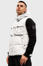 Marshall Artist Multi Pocket Gilet Bone White