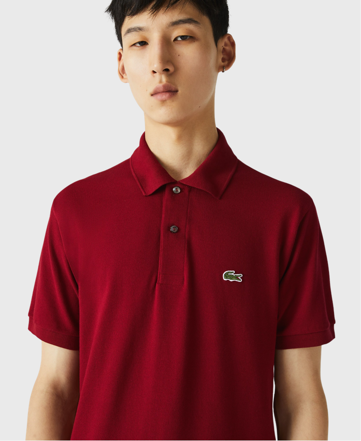 Lacoste L1212 Classic Polo Shirt 476 Bordeaux – Vault Menswear