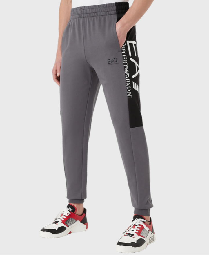 Armani joggers grey sale
