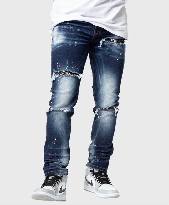 Valere Milano Modello Jeans Indigo Blue