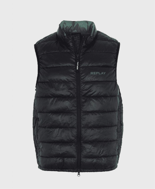 Replay M8336 Lightweight Gilet Black