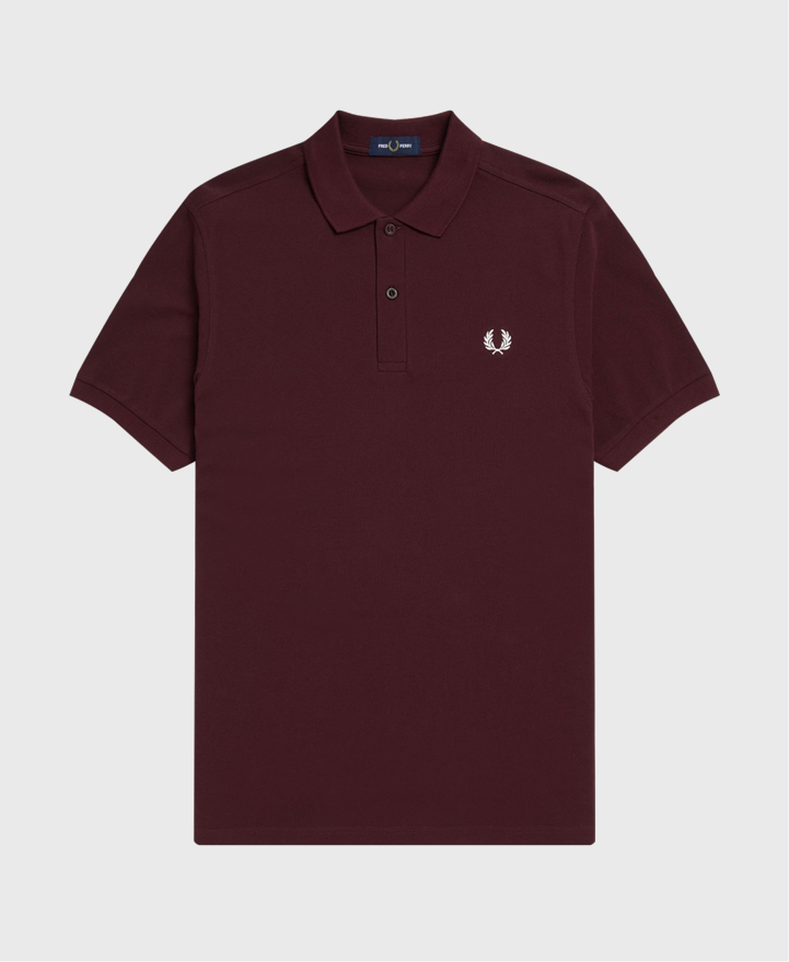 Fred Perry M6000 Polo Shirt Oxblood Red Vault Menswear