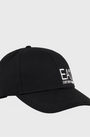 EA7 Emporio Armani Woven Baseball Cap Black/White