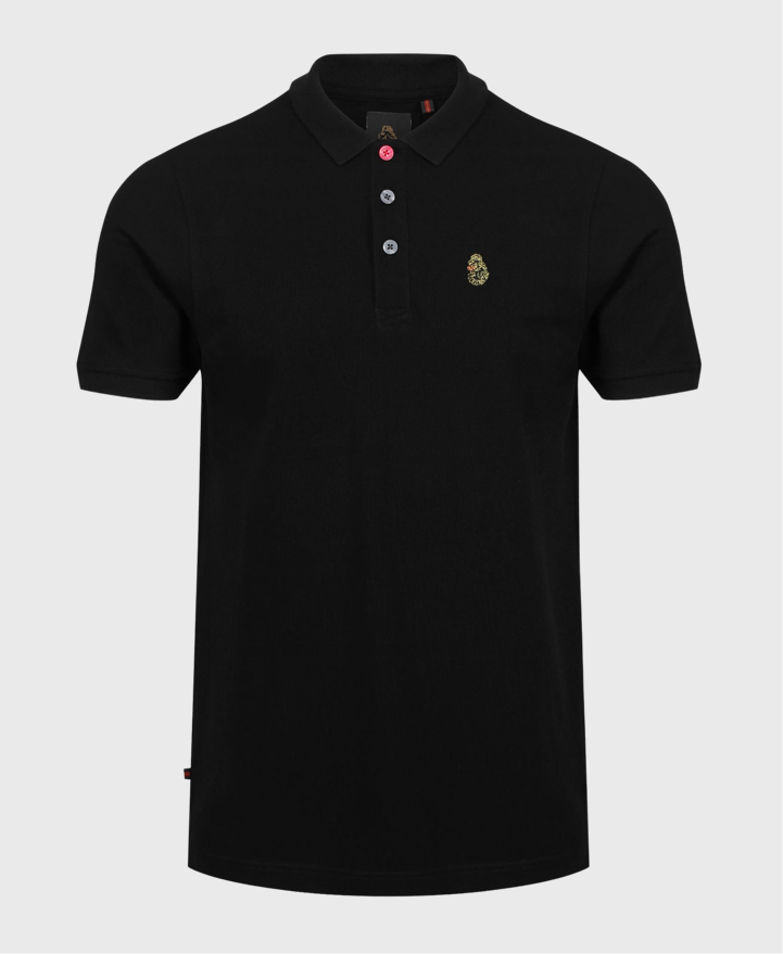 Luke 1977 ZM54157 New Mead Polo Shirt Black