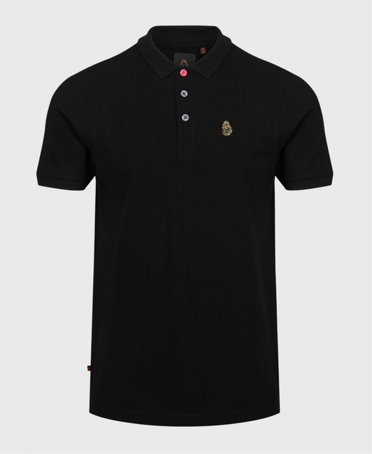 Luke 1977 ZM54157 New Mead Polo Shirt Black