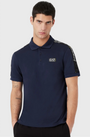 EA7 Emporio Armani 3RPF52 Jersey Polo Shirt Navy Blue